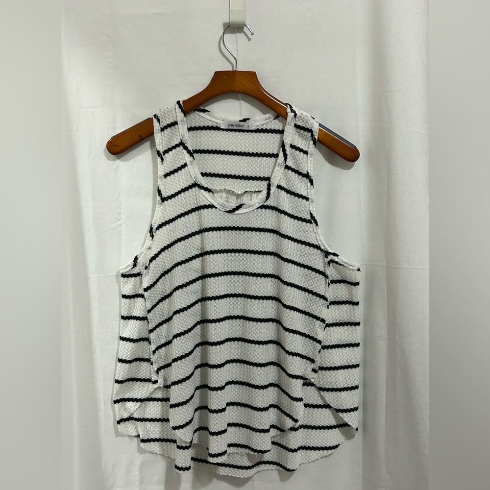 Julie Billiart - Striped Black and White Women's Tank Top